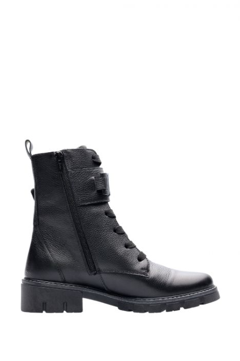 23109 Ara Shoes Dover Kadın Deri Bot 3.5-7.5 01 CERVOCL , BLACK