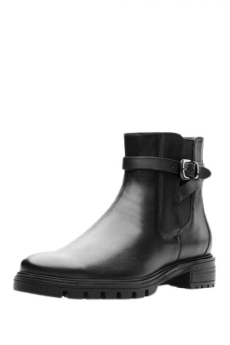 29512 Ara Shoes Tulsa-St Kadın Deri Bot 3.5-7.5 01 COUNTRY , BLACK