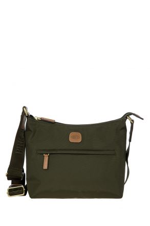 5056 Bric's X-Bag Omuz Çantası 25x21,5x13 cm Olive - 078