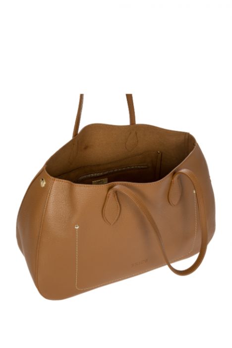 7513 Bric's Gondola Lavanda Deri Omuz Çantası 39x26x14 cm Taba/Tan Leather - 098